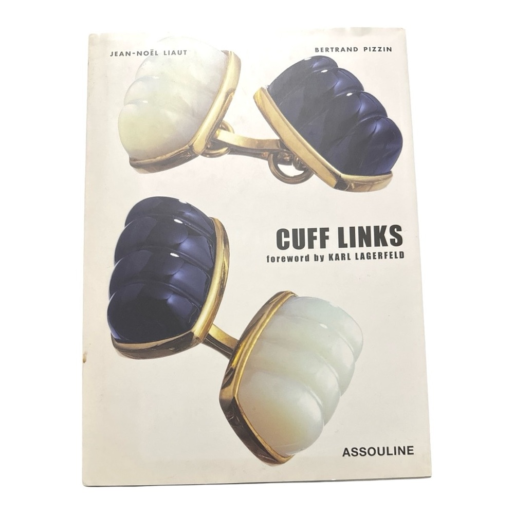 Assouline Cuff Links Book Forward by Karl Lagerfeld, Bertrand Pizzin Circa 2002